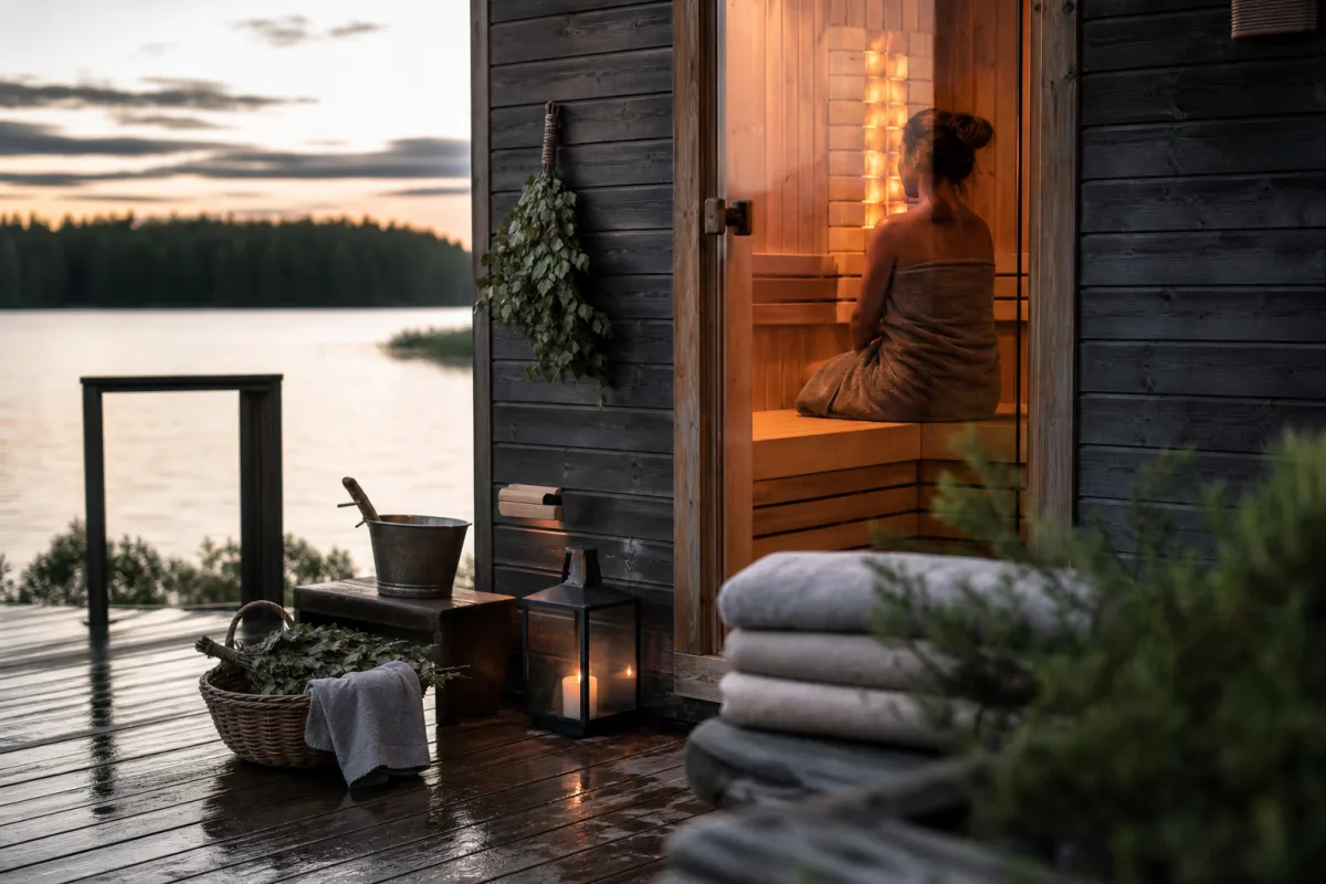 Redaktionell bild till artikeln Bastu och hälsa – effekter & forskning