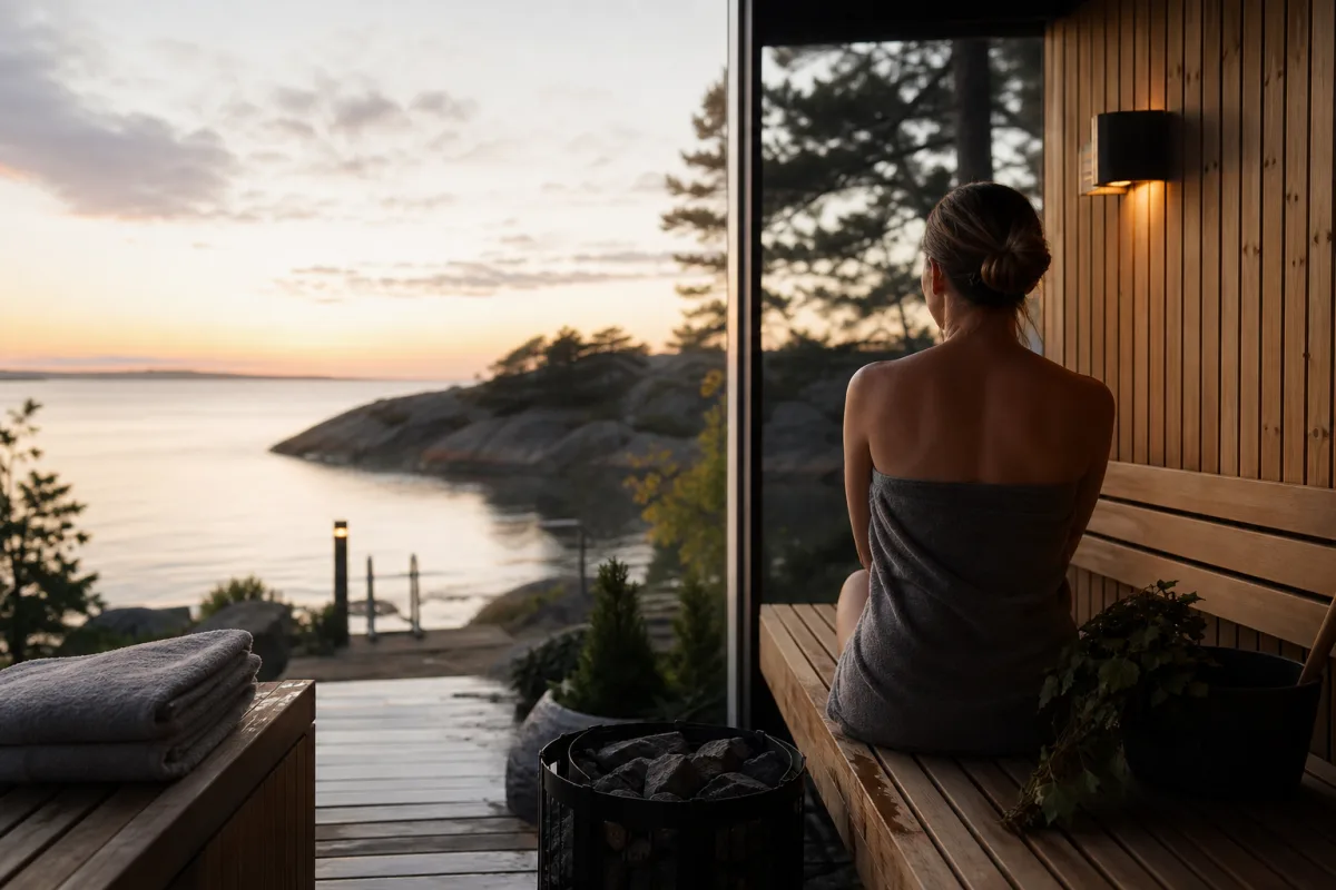 Bastu i nordisk miljö för jämförelse av bastutyper
