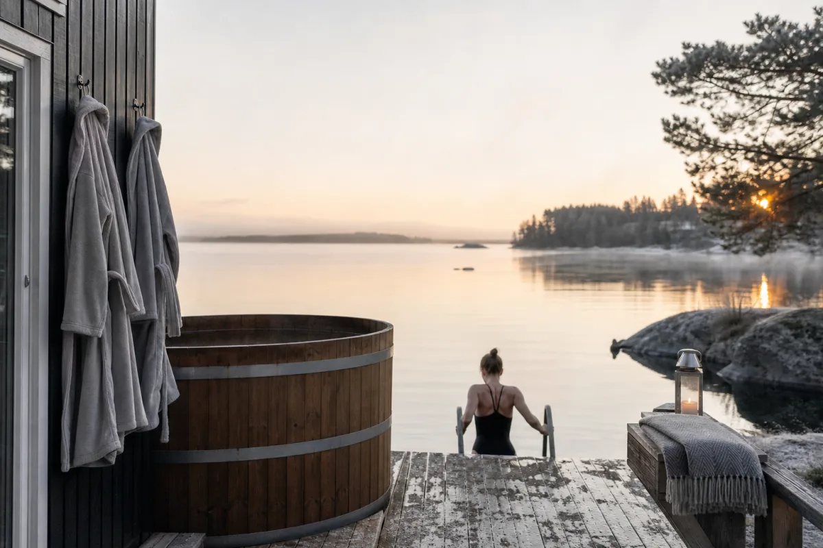 Redaktionell bild till artikeln Isbad hemma – så kommer du igång