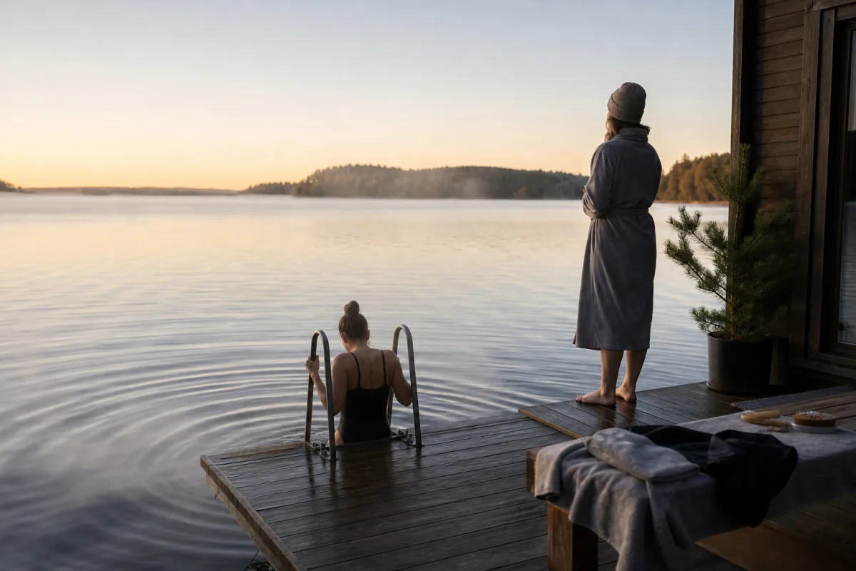 Redaktionell bild till artikeln Isbad för nybörjare – tid & teknik