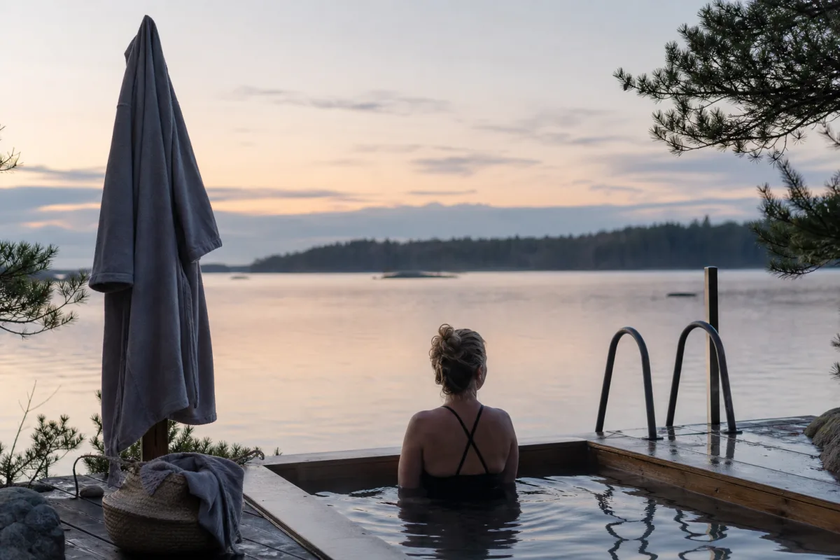 Redaktionell bild till artikeln Kallbads hälsoeffekter – för- och nackdelar