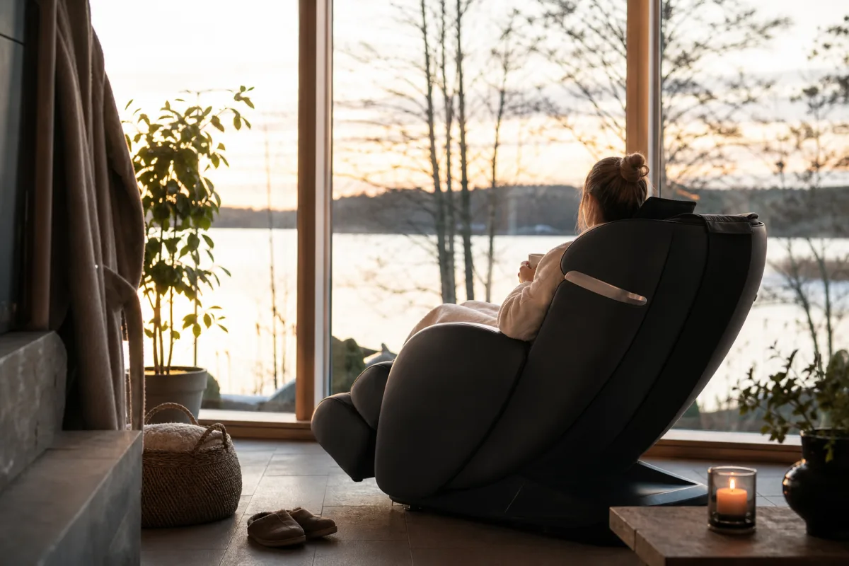 Redaktionell bild till artikeln Massagestol vs massagefåtölj