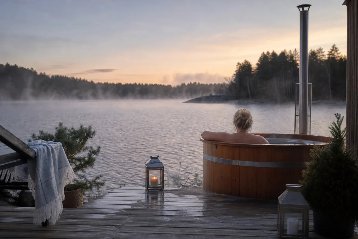 Redaktionell bild till artikeln Bästa vedeldade badtunnan 2026
